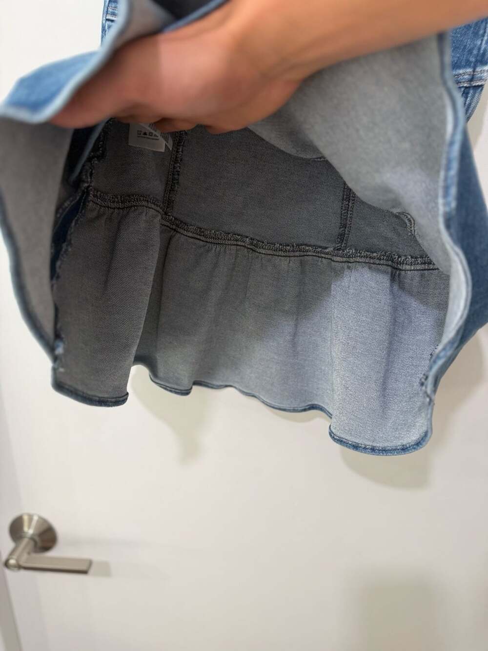 MOTHER Ruffle Embellishment Mini Skirt - Picture 10 of 13
